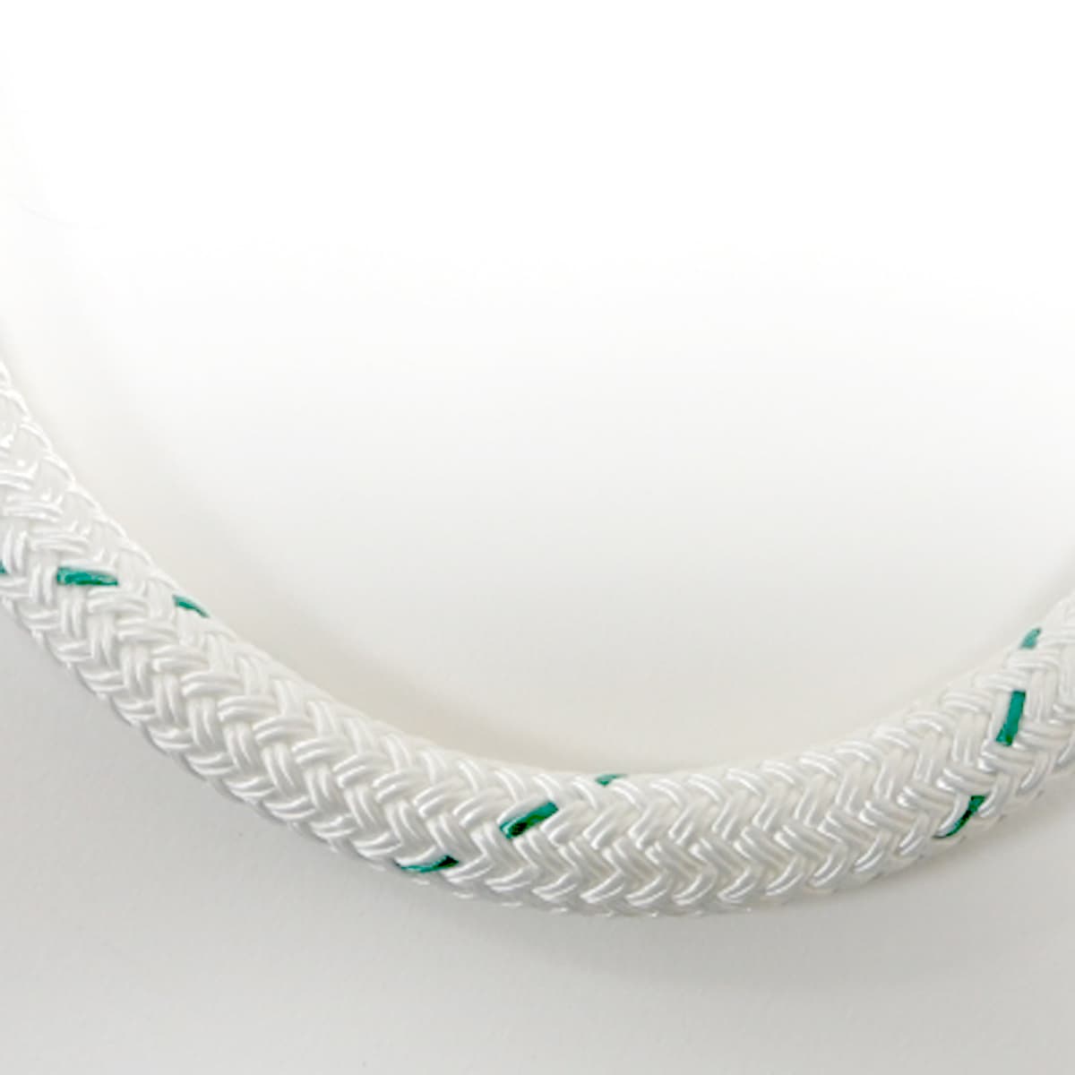 CORDE DBP BLANC & VERT - 3/8"