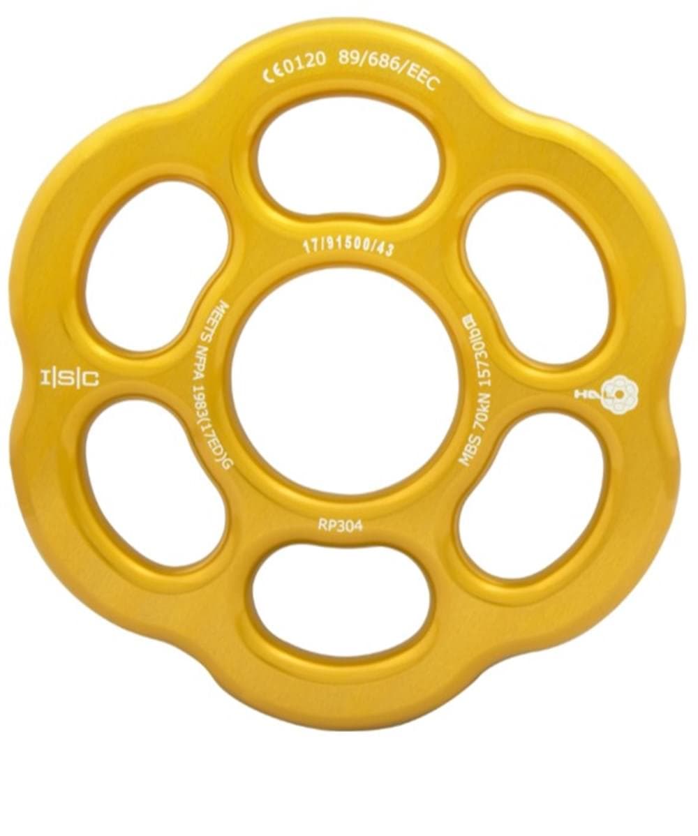 LARGE PLAQUE D'ANCRAGE HALO OR - 70 KN