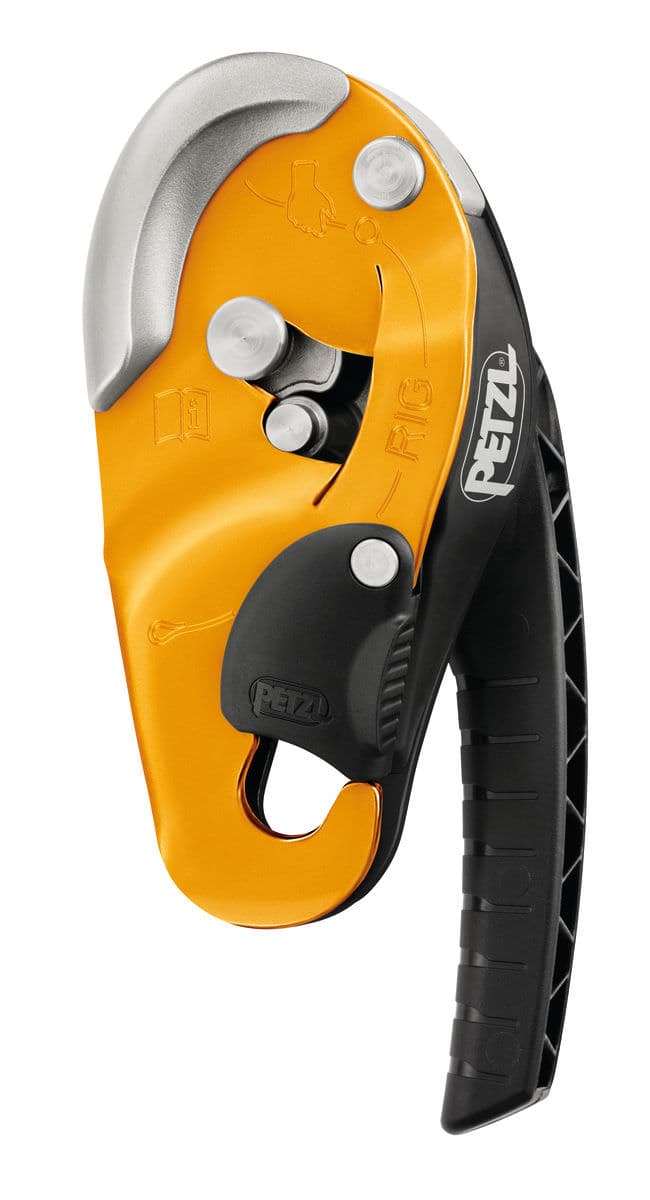 DESCENDEUR RIG DE PETZL - JAUNE