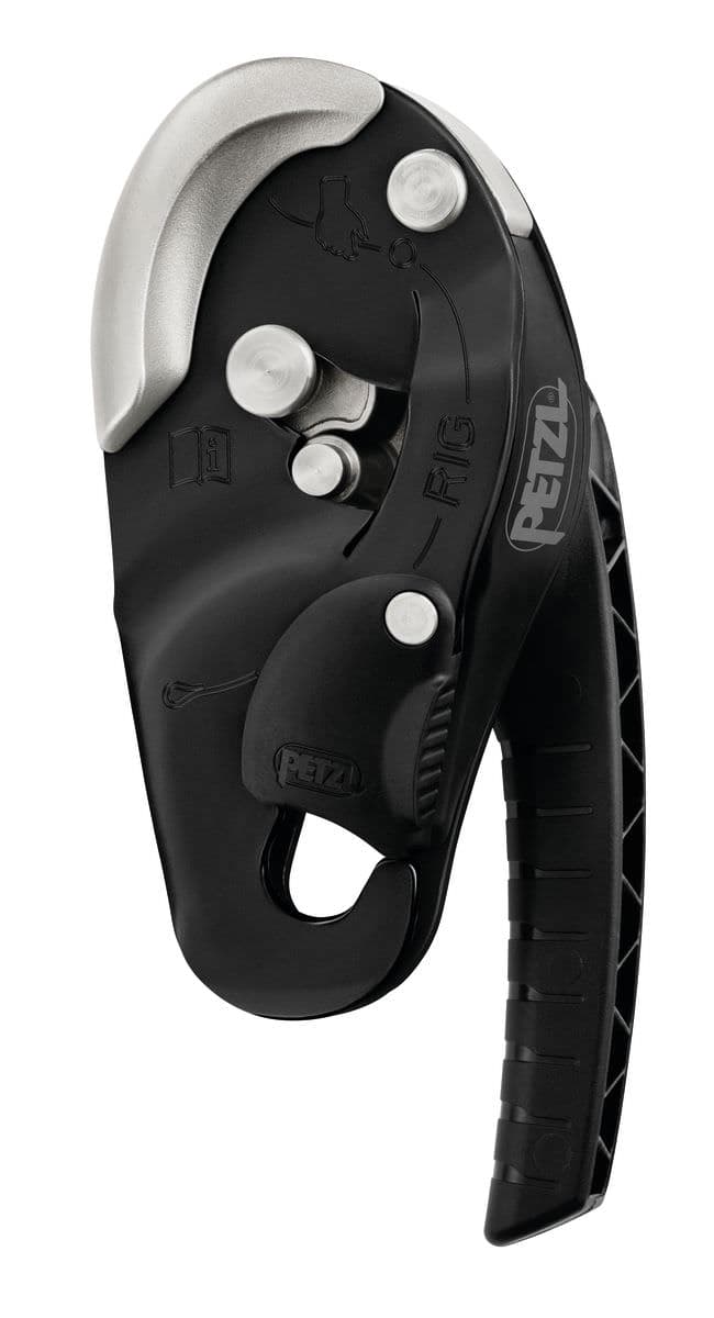 DESCENDEUR RIG DE PETZL - NOIR