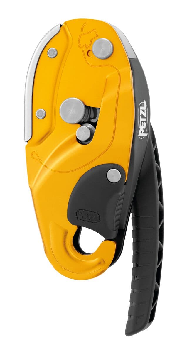 DESCENDEUR AUTOBLOQUANT JAUNE PETZL 