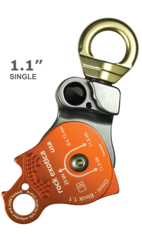 POULIE SIMPLE OMNI-BLOCK - 1,1 PO/23 KN