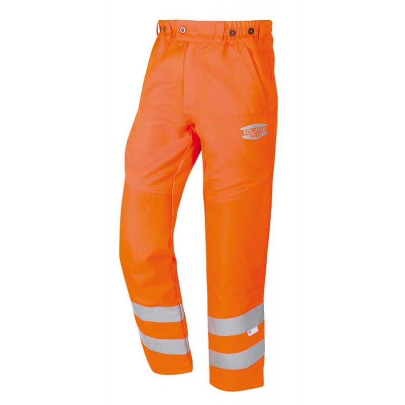 PANTALON DE DÉBROUSSAILLAGE SOLIDUR HI-VIS ORANGE